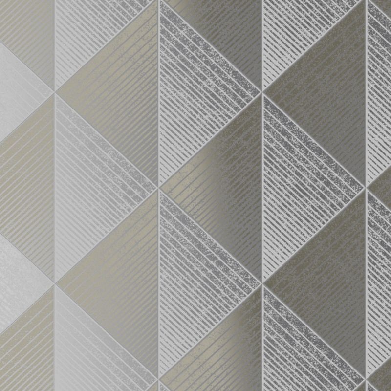 GoodHome Argin vinyltapet på nonwoven i sølv/guld