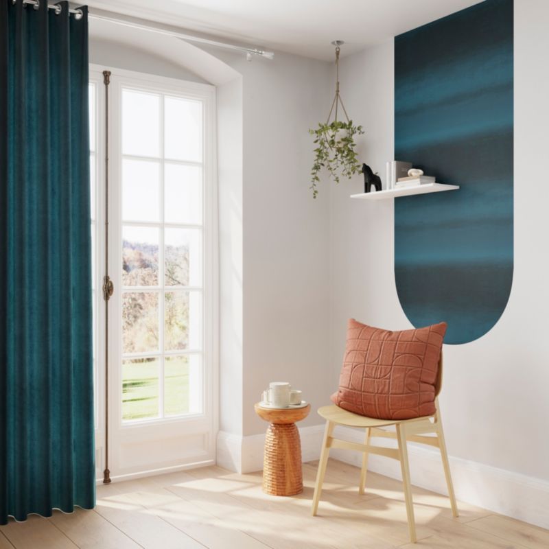 Vinyltapet på nonwoven GoodHome Arugam blå