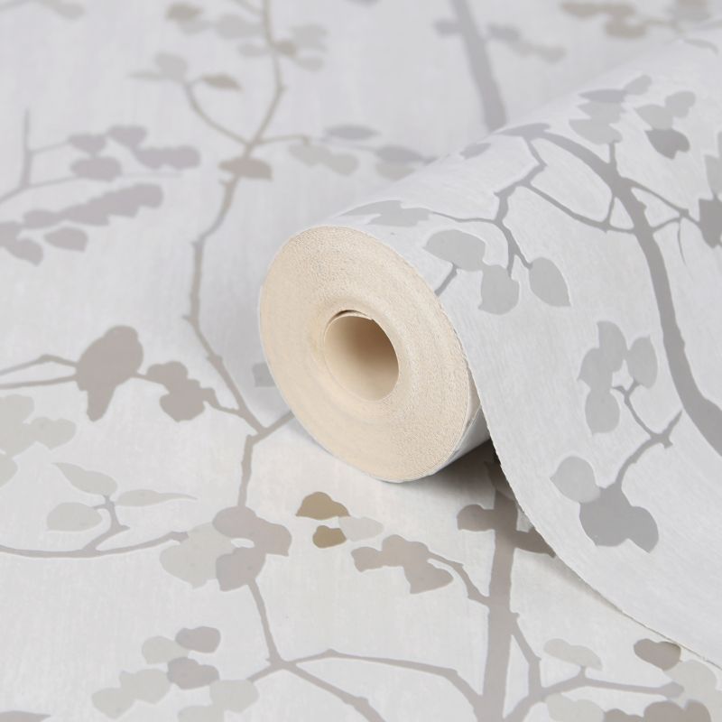 Vinyltapet på nonwoven GoodHome Bromus i cremefarve