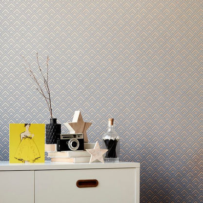 GoodHome Ficus brun vinyltapet på nonwoven