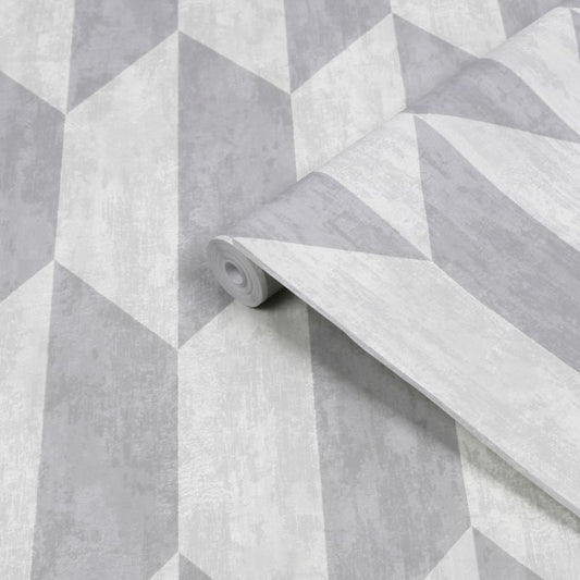 GoodHome Garnet grå vinyltapet på non-woven