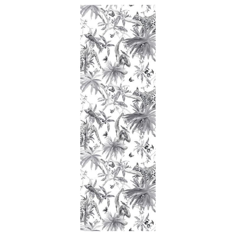 GoodHome Howlit vinyltapet på nonwoven i sort/hvid