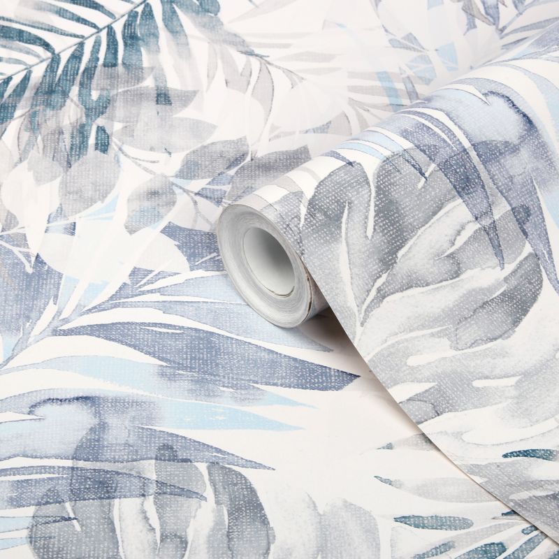 Vinyltapet på nonwoven GoodHome Jarava blå