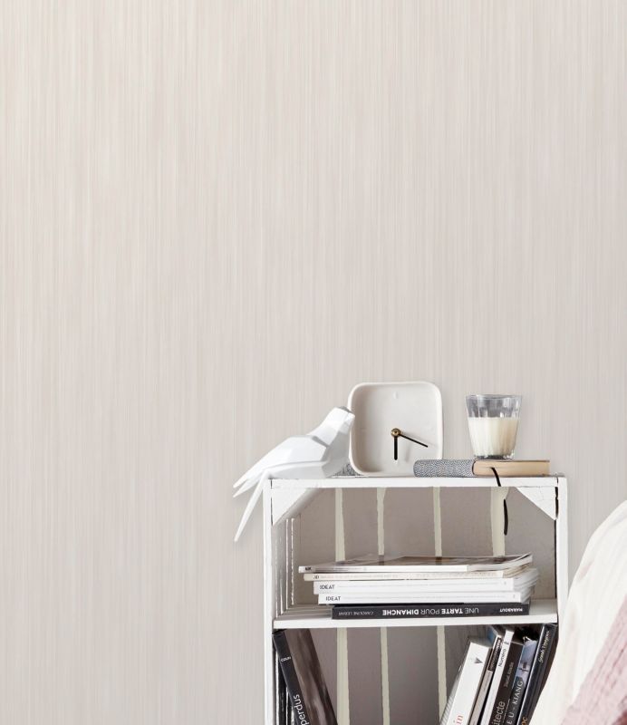 Vinyltapet på nonwoven GoodHome Lery i creme