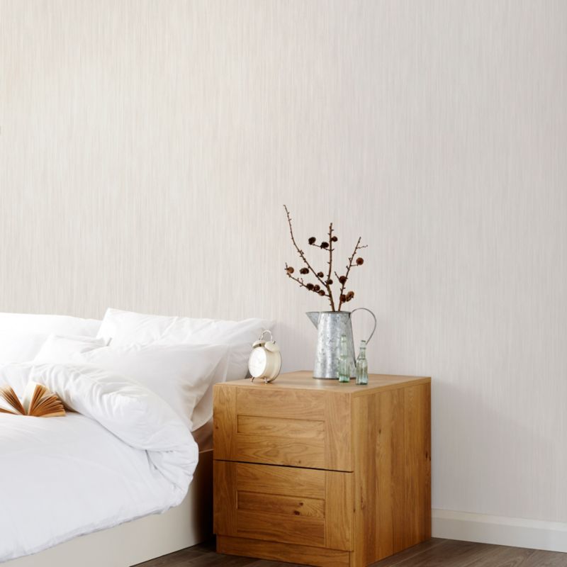 Vinyltapet på nonwoven GoodHome Lery i creme
