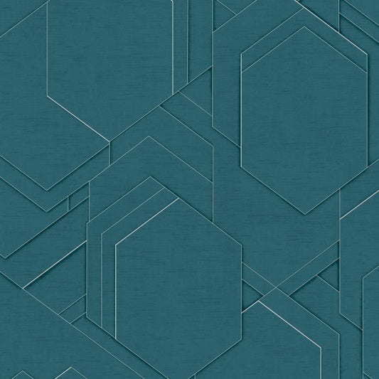 Vinyltapet på nonwoven GoodHome Masson blå