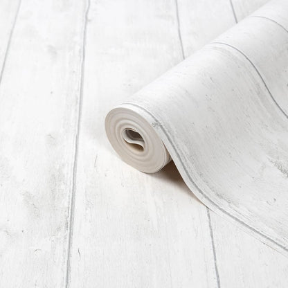 Vinyltapet på nonwoven GoodHome Mayet hvid