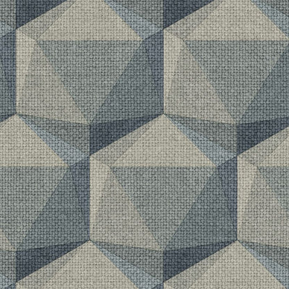 GoodHome Molta vinyltapet på nonwoven baggrund i grå-grøn