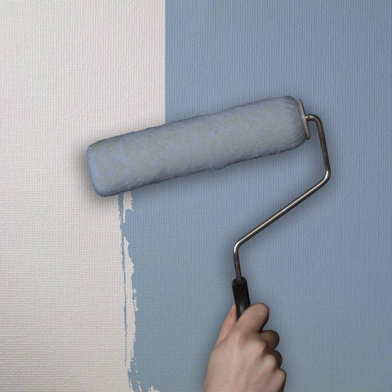 GoodHome Palmeri vinyltapet på nonwoven til maling