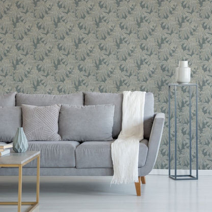 GoodHome Pyroo vinyltapet på nonwoven med havtema