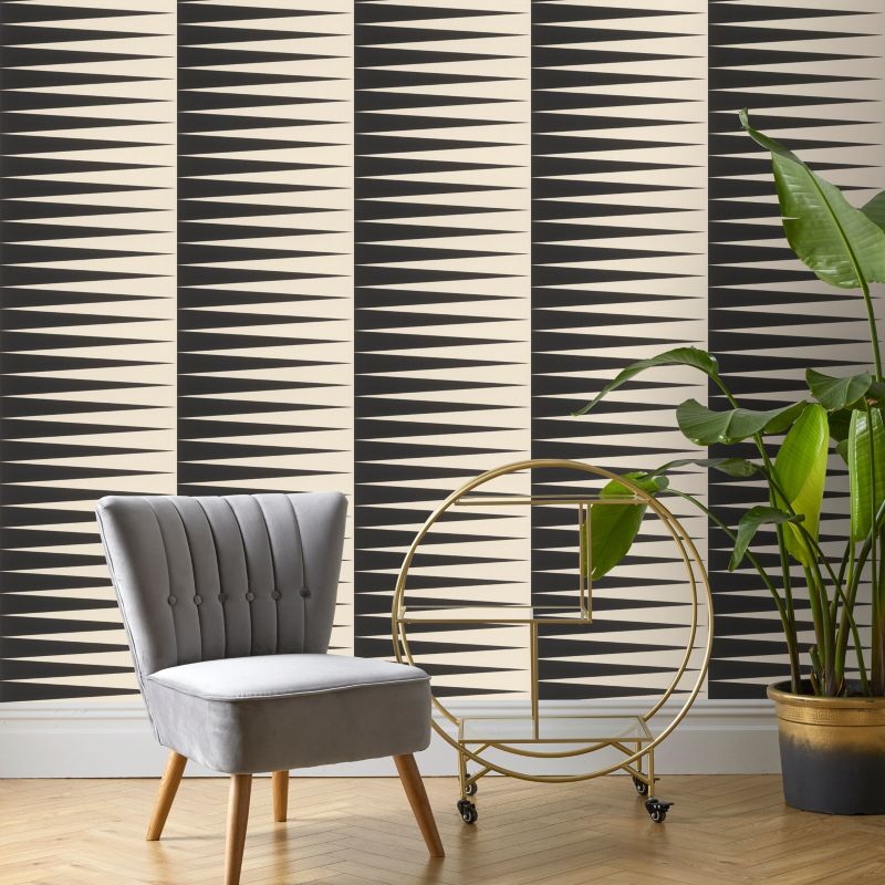 Vinyltapet på nonwoven GoodHome Rockwell mønster