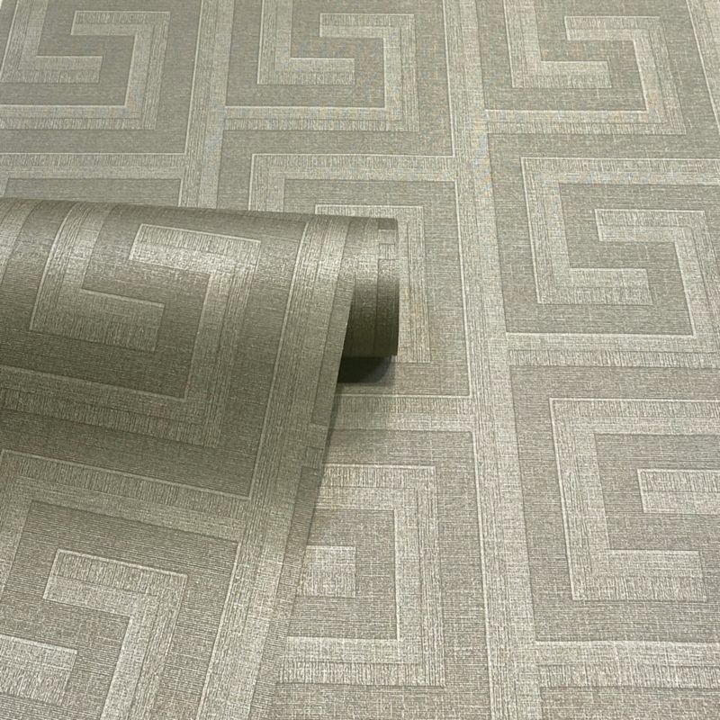 GoodHome Scapi vinyltapet på nonwoven med gyldent design