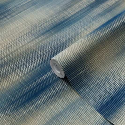 Vinyltapet på nonwoven GoodHome Soboba blå