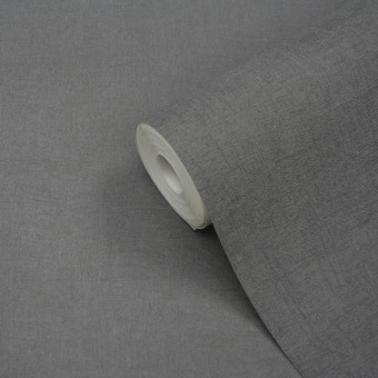 Moivre mørkegrå vinyltapet på nonwoven-baggrund
