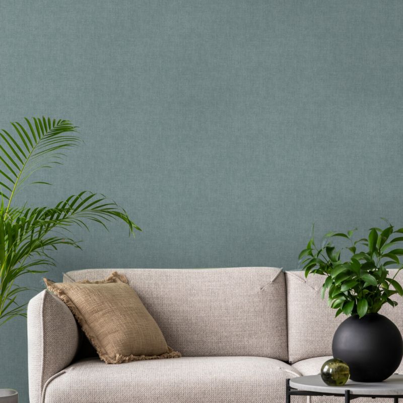 Superfresco Easy blå vinyltapet på non-woven