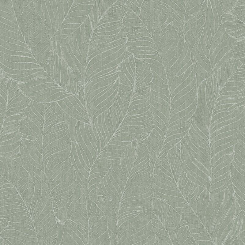 Superfresco Easy Supple Leaves grøn vinyltapet på nonwoven
