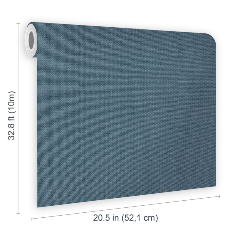 Superfresco Easy Twill blå vinyltapet på nonwoven
