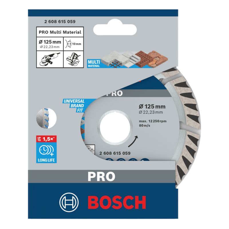 Bosch PRO diamantklinge 2 x 125 mm