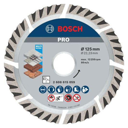 Bosch PRO diamantklinge 2 x 125 mm