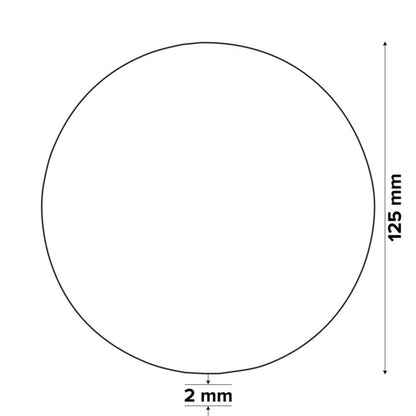 Erbauer diamantklinge med kontinuerlig kant 125 x 22,2 mm