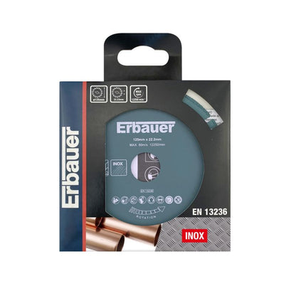 Erbauer diamantklinge til skæring af inox-metal 125 x 22,23 mm