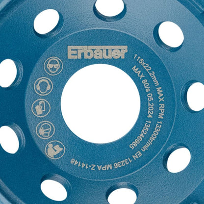 Erbauer diamantklinge til slibning 115 mm dobbelt