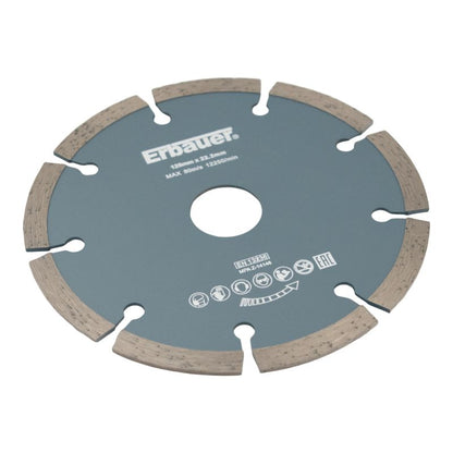 Erbauer segmenteret diamantskive 125 x 22,2 mm