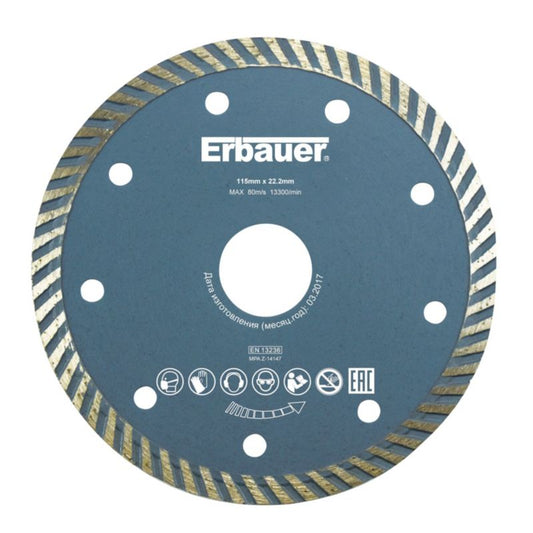 Erbauer turbo diamantklinge 115 x 22,2 mm