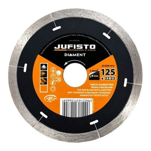 Jufisto fuld diamantklinge 125 x 1,4 x 22,23 mm
