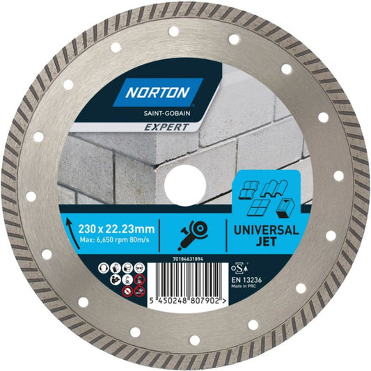 Norton diamantklinge 230 x 22,23 mm