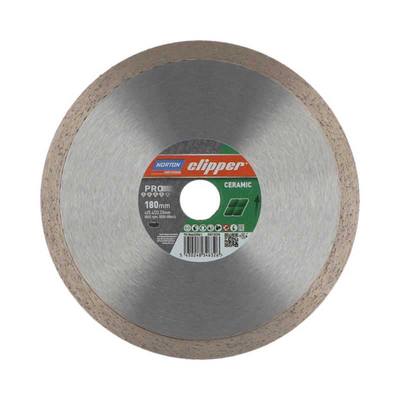 Norton Clipper MD120C diamantklinge 180 x 25,4/22,2 mm