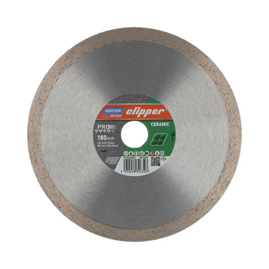 Norton Clipper MD120C diamantklinge 180 x 25,4/22,2 mm