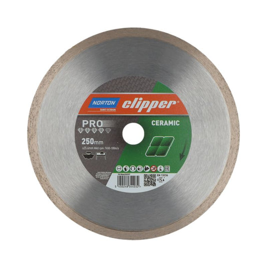 Norton Clipper MD120C diamantskive 250 x 25,4 mm