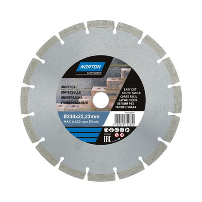Norton universal diamantklinge til skæring 230 x 22,23 mm
