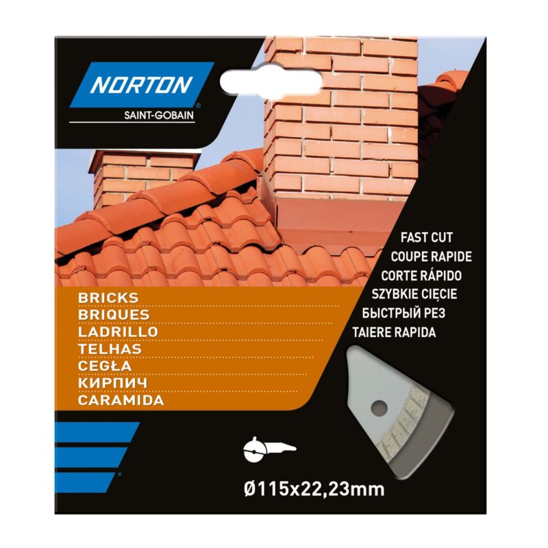 Norton Jet diamantklinge til skæring 115 x 22,23 mm