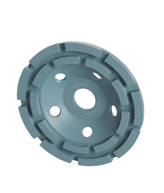 Universal fit dobbelt diamantklinge til slibning 125 mm