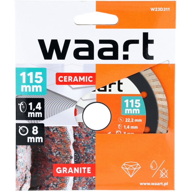 Waart diamantklinge 115 mm