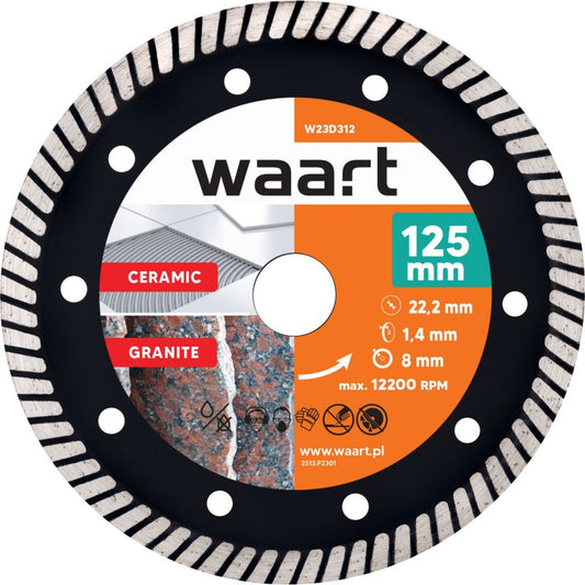 Waart diamantklinge 125 mm