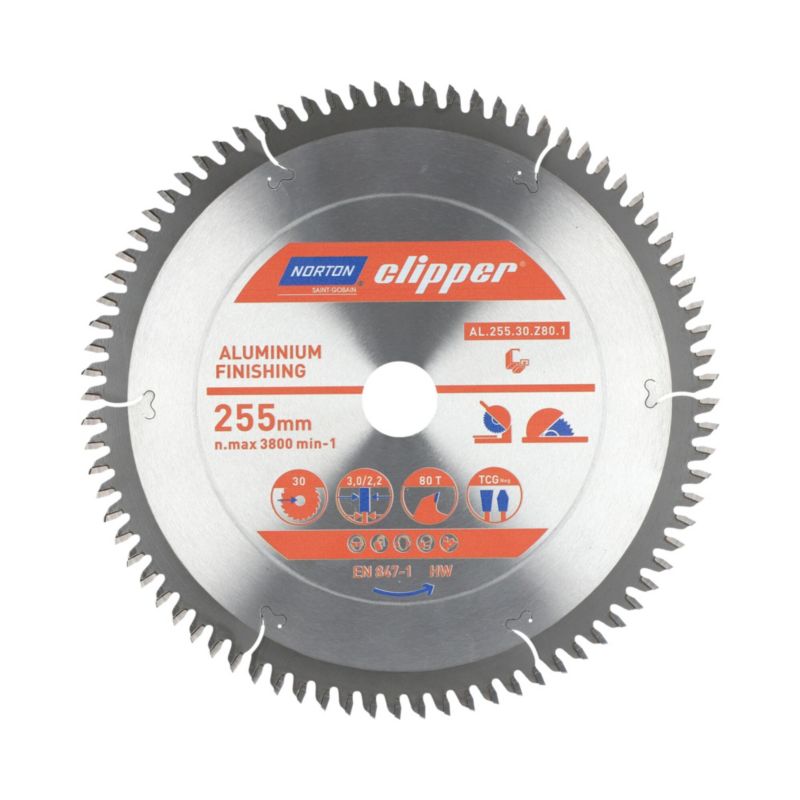 Korundskive til aluminium 255X3,0/2,2X30 Z80