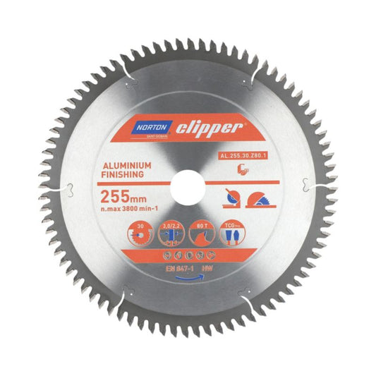 Korundskive til aluminium 255X3,0/2,2X30 Z80