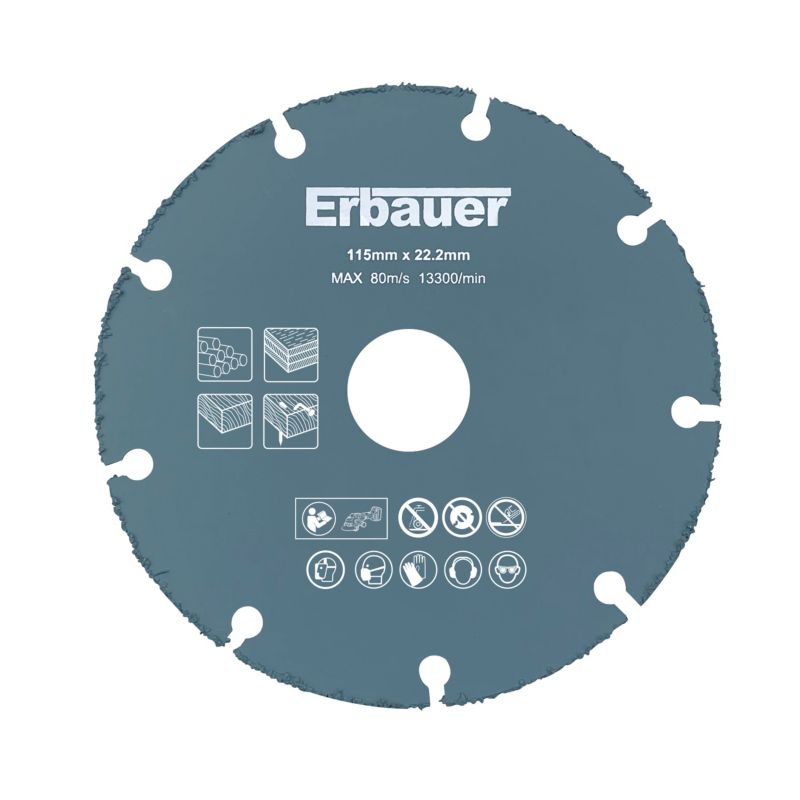 Erbauer multifunktionel skæreskive 115 mm
