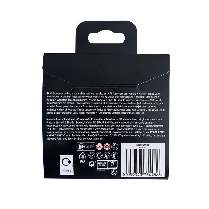 Erbauer multifunktionel skæreskive 115 mm