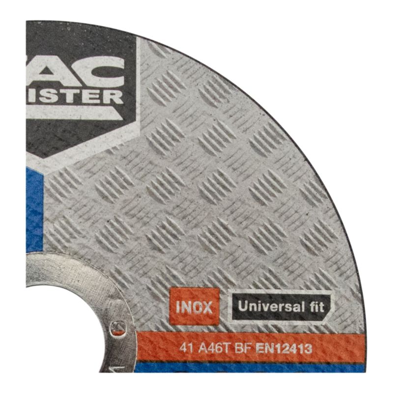 Mac Allister Inox-skæreskive 125 x 1 x 22,2 mm