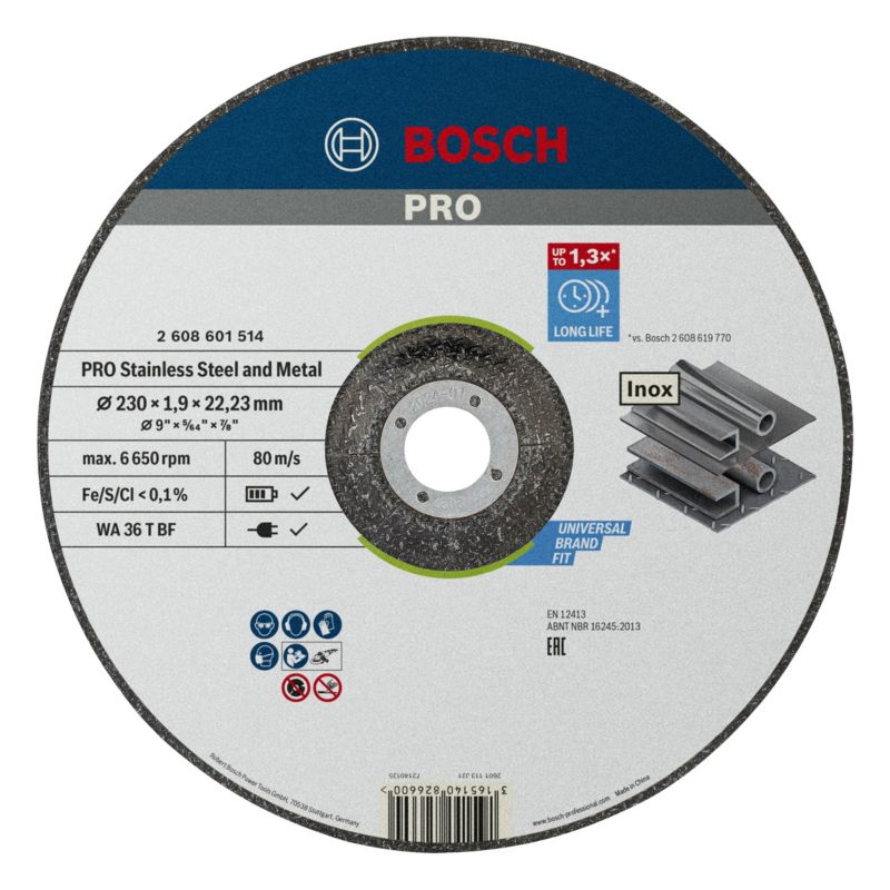 Bosch PRO skæreskive til metal 1,9 x 230 mm