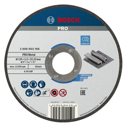 Bosch PRO metalskæreskive 2,5 x 125 mm