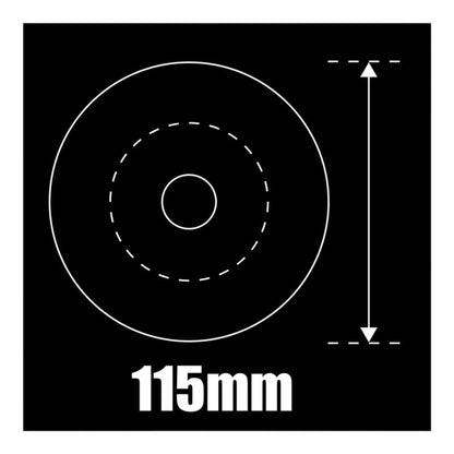 Mac Allister korundskive til metalslibning 115 x 6 x 22,2 mm