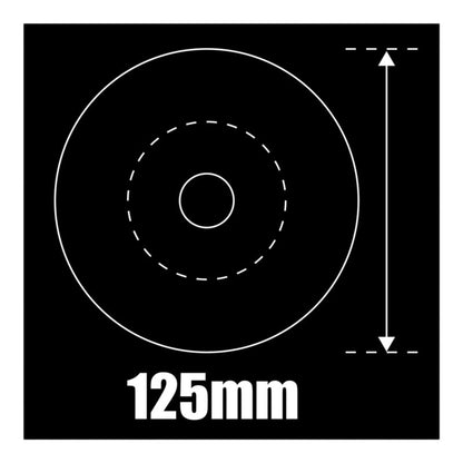 Mac Allister korundskive til metalslibning 125 x 6 x 22,2 mm