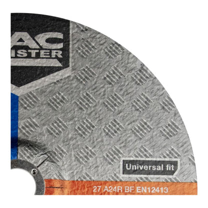 Mac Allister korundskive til metalslibning 230 x 6 x 22,2 mm