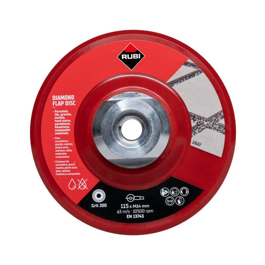 Diamantlameldisk Rubi 115 mm P200