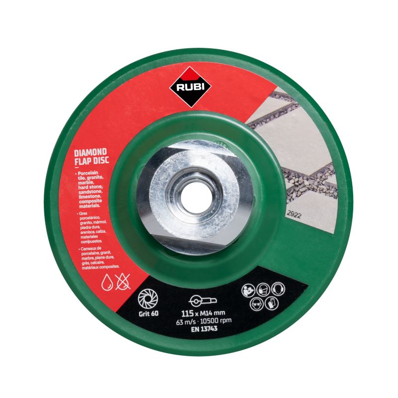 Diamantlameldisk Rubi 115 mm P50/60